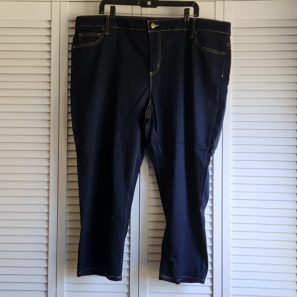 Michael Kors Navy Ankle Jeans